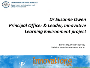 2 April 2014 Innovation Presentation