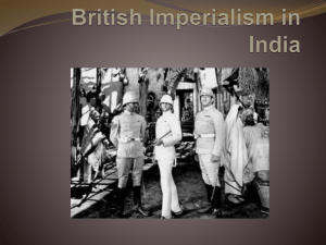Imperialism in India PPT