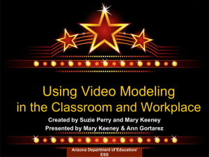 Video Modeling for Individuals with Autism Spectrum Disorders in