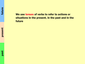 past perfect tense