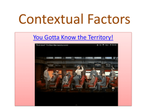 Contextual Factors - Morehead State University