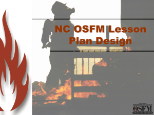 Lesson Plan Design - North Carolina Department of Insurance