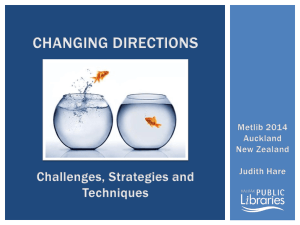 Judith Hare – Changing Direction