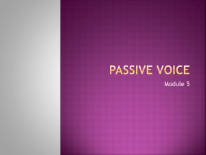 Passive Voice - englishatcorvinus