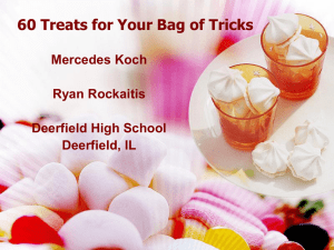 60 Treats for Your Bag of Tricks