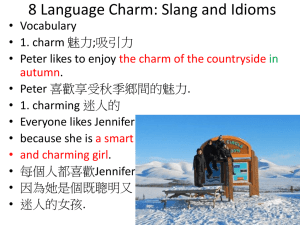8 Language Charm: Slang and Idioms