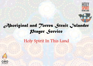 Aboriginal and Torres Strait Islander Prayer Service