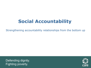 Social Accountability - CIUK gov