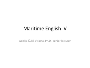 Maritime English I