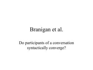 Branigan et. Al