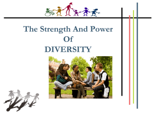 The Strength and Power of Diversity