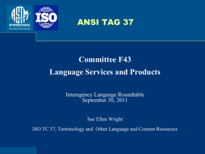 ASTM Committee D13 on Textiles