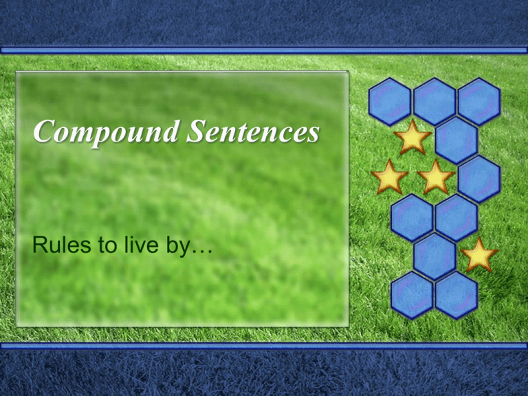 Compound Sentences