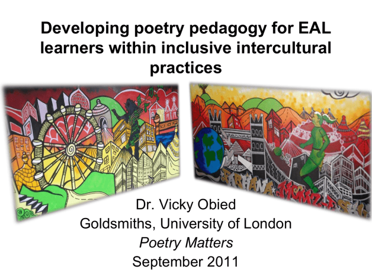 Developing Poetry Pedagogy For EAL Learners