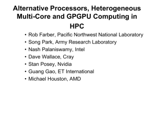 Alternative Processors, Heterogeneous Multi