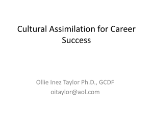 Cultural Assimilation for Career Success