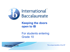 here - International Baccalaureate Program