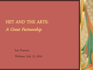 Integrating the Arts - The Center for Effective Learning