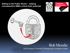 Adopting a Strategic Approach in Selling to the Public Sector