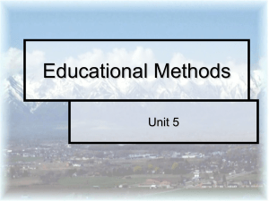 Teaching Methods PowerPoint Presentation