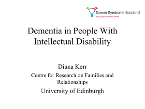 Diana Kerr - Down`s Syndrome Scotland