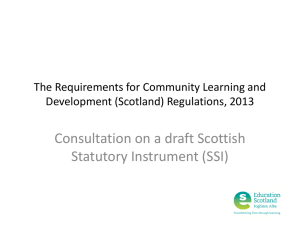 SSI - CLD Standards Council for Scotland