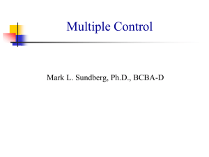 F) Multiple Control