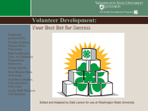 Volunteer Development: Your Best Bet for Success - 4