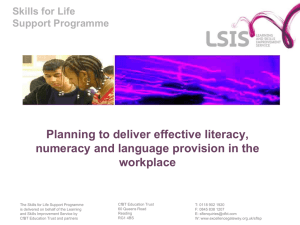 Module 7 Planning LLN in the workplace PPT