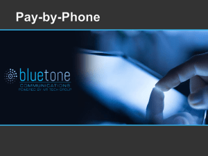 Your Solution: Pay-by-Phone