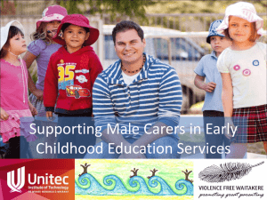 Supporting Male Carers in Early Childhood