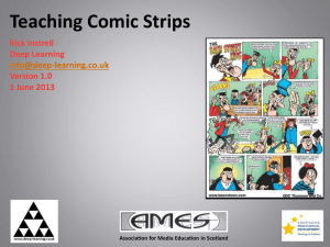 Teaching Comic Strips - Association for Media Education in Scotland