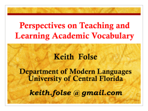 Perspectives on Teaching and Learning Academic