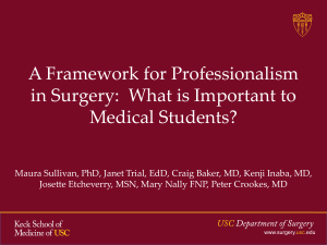 What is Important to Medical Students?
