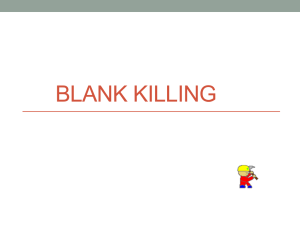 Blank Killing - Acusis Philippines