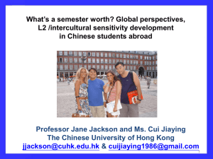 What`s a Semester Worth? - Council on International Educational