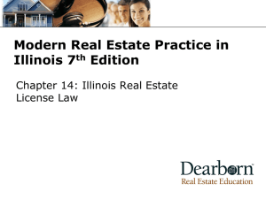 Modern Real Estate Practice in Illinois 7th Edition