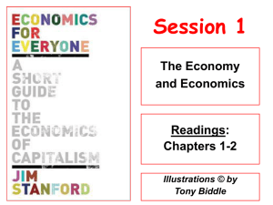 Session 1 - Economics For Everyone