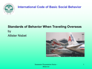 Social Behavior - HPC Lab, SEECS, NUST