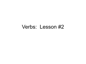 auxiliary verbs