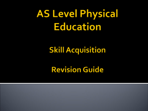 PE AS revision guide