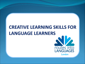 Creative Learning Skills presentation