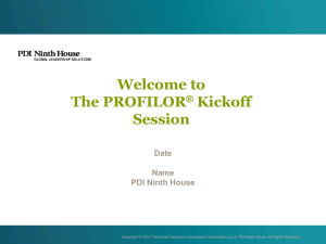 360 Kick-off Meeting PowerPoint slides