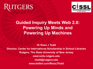 Ross Todd Guided Inquiry Web 2.0 - tldl