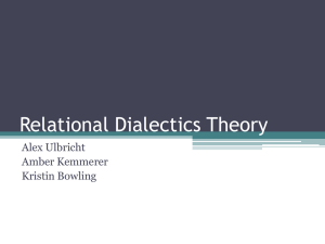 Relational Dialect Theory Presentation