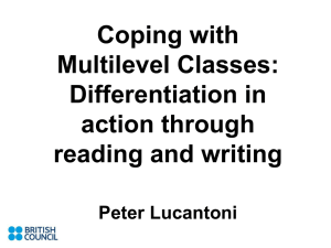 What is a multilevel class?