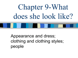 Chapter 9-What does she look like?