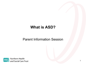 What is ASD? - Living and Learning Together