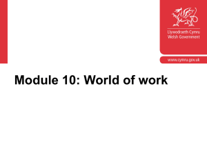 PowerPoint presentation - World of work