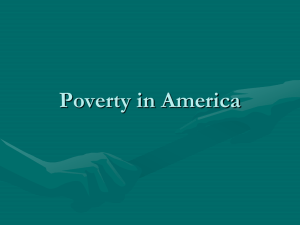 Poverty in America